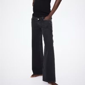 Maternity Wide Leg Jeans